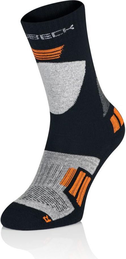 Brubeck Skarpety dziecięce Ski Force szaro-pomarańczowe r. 30-32 (BSK001/J)