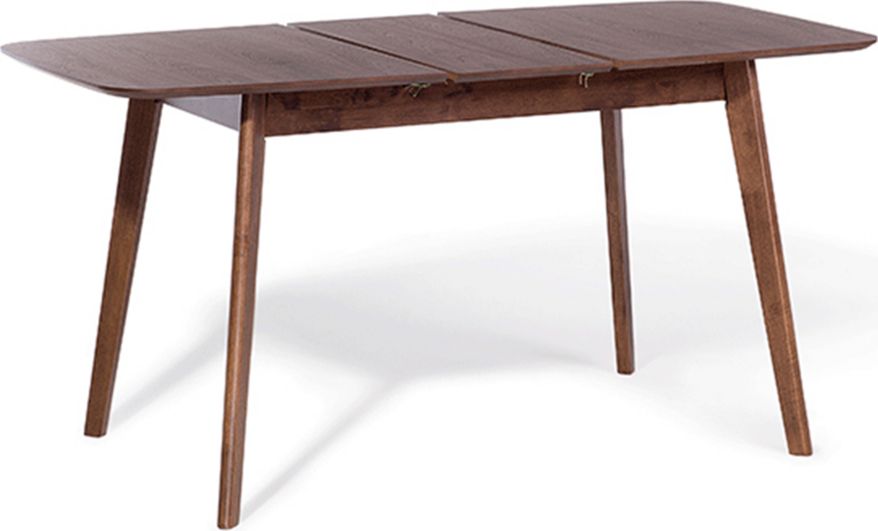 Shumee Stół do jadalni rozkładany 120/150 x 75 cm ciemne drewno MADOX