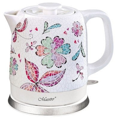 Czajnik Maestro Czajnik elektryczny ceramiczny 1 5L 1500W MR-068-FLOWERS