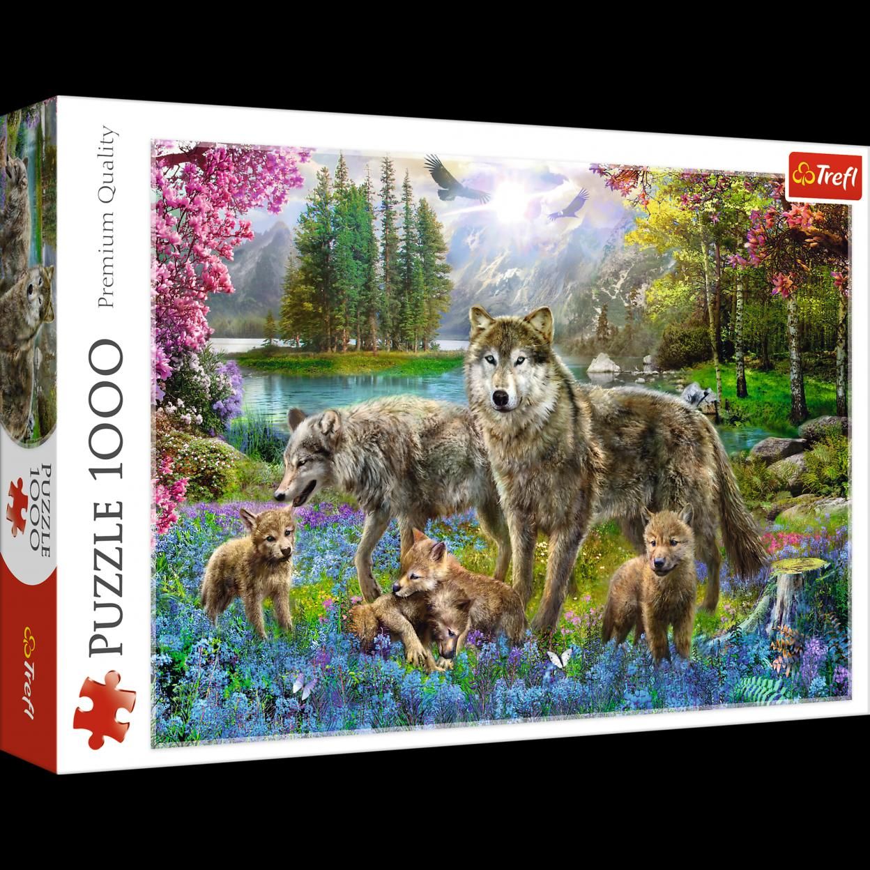 Trefl Puzzle 1000 Wilcza rodzina