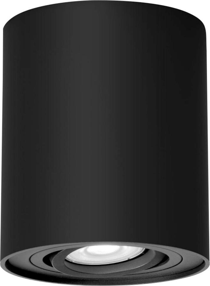 Lampa sufitowa Rabalux Minimalistyczny downlight natynkowy Kobald czarny spot nad blat