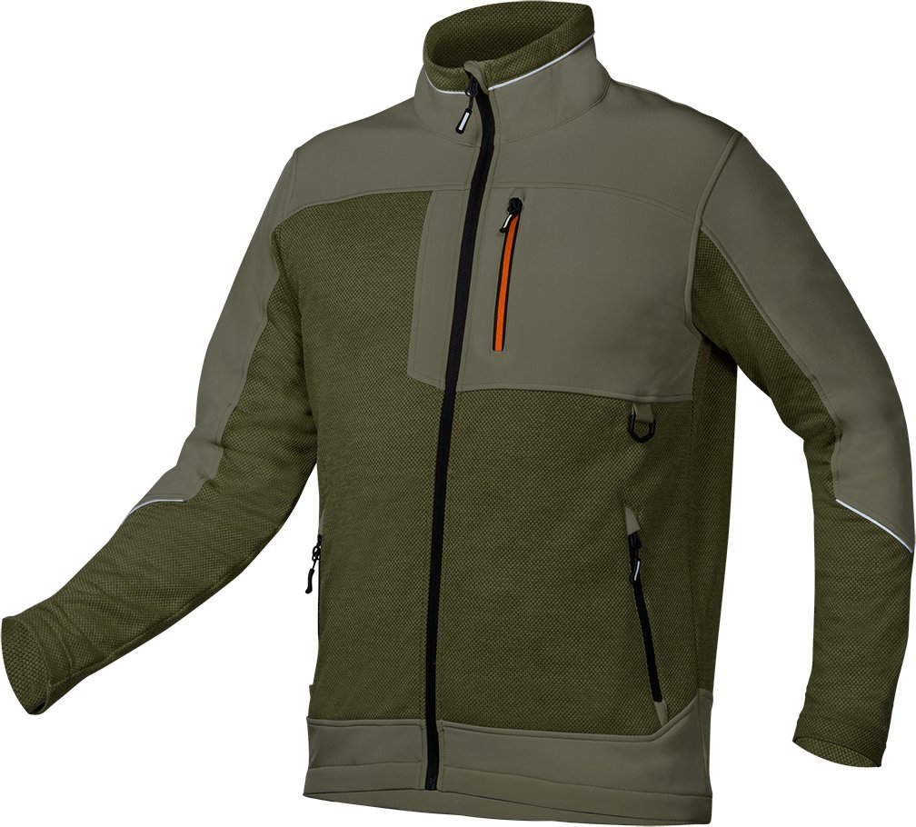 Neo Bluza softshell OUTDOOR, zielona, rozmiar M