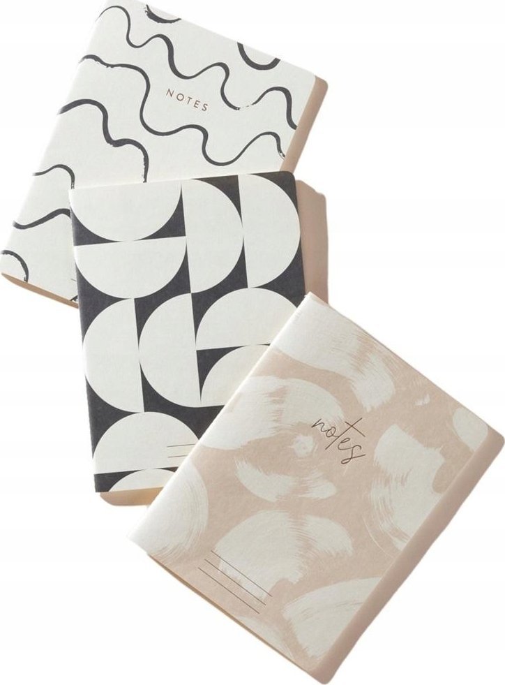 Designworks Ink Zestaw 3 notatników Naturals*