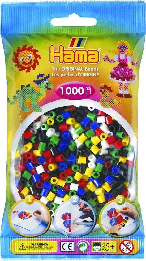 Revell Hama midi koraliki 1000stk 6 kolorów mix