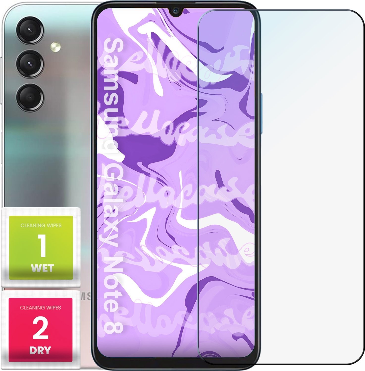 Hello Case Szkło Hartowane do Samsung Galaxy A24 4g / A25 5g (szybka 9H, płaskie 2.5D)