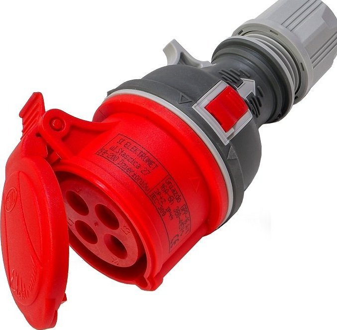 PCE Gniazdo przenośne 4P 16A TWIST GPP 16/4 921871