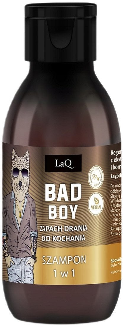 Laq Bad boy mini szampon regenerujący 1w1 100ml