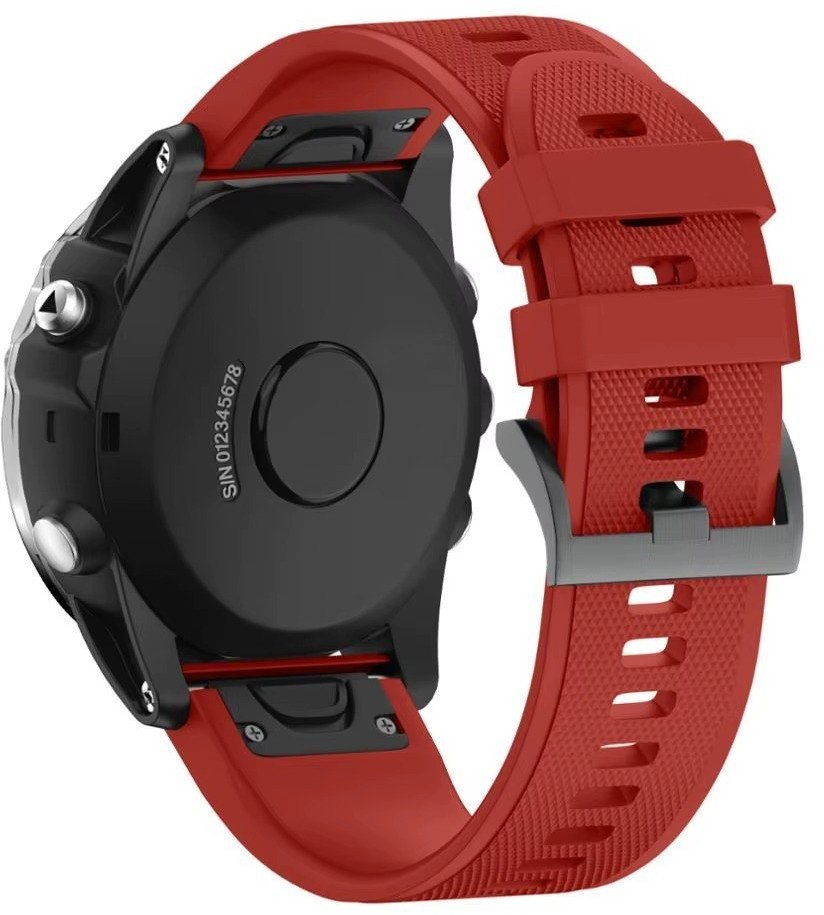 PASEK DO GARMIN FENIX 5 / 6 / 7 / 8 47MM I GARMIN INSTINCT / EPIX 22MM BORDOWY