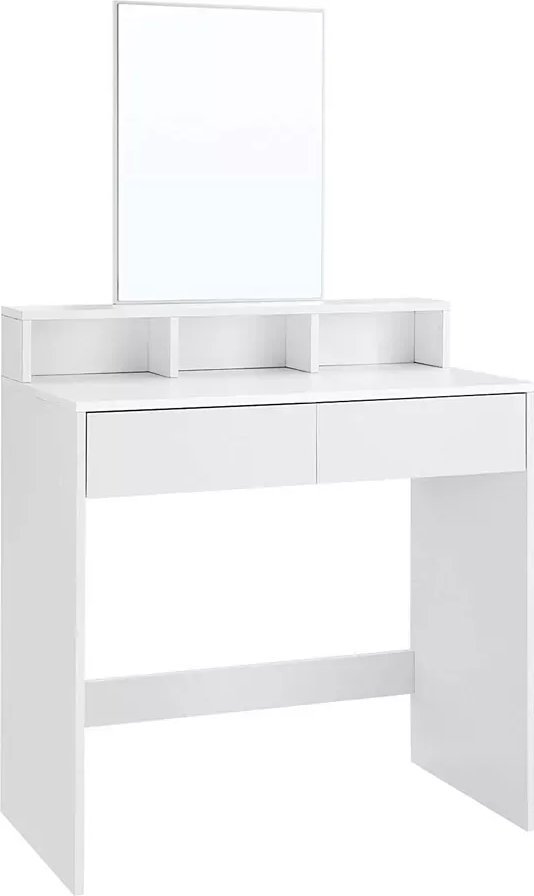 Elior Biała skandynawska toaletka z lustrem - Fiorella