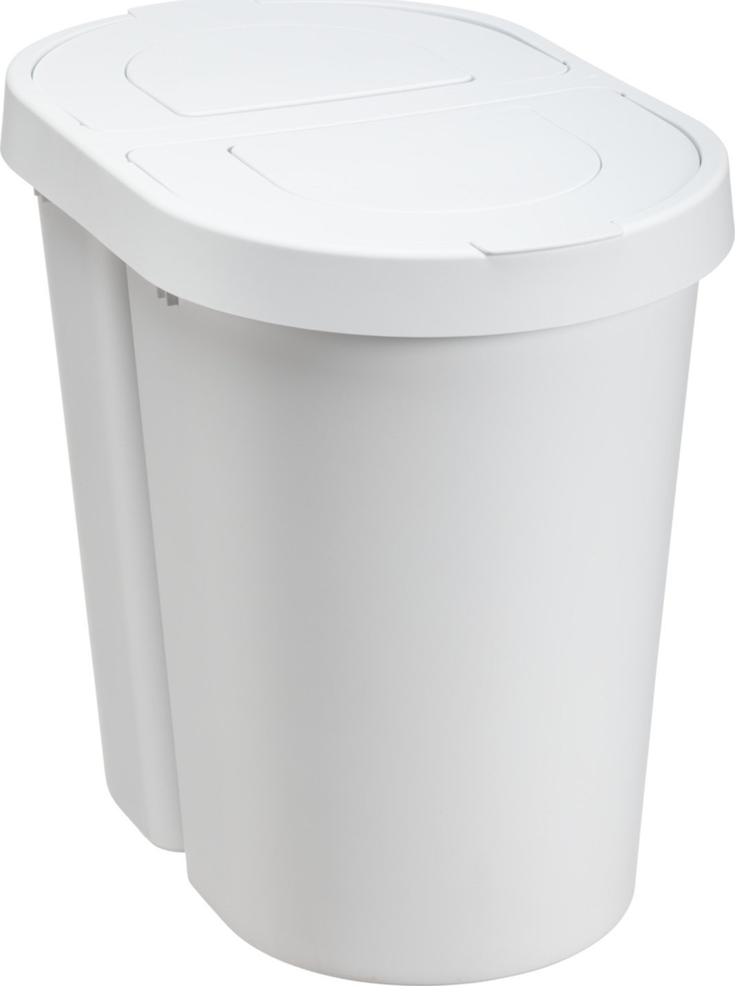 Kosz na śmieci Plast Team Kosz na śmieci Seattle Swing 25 L. podwójny biały