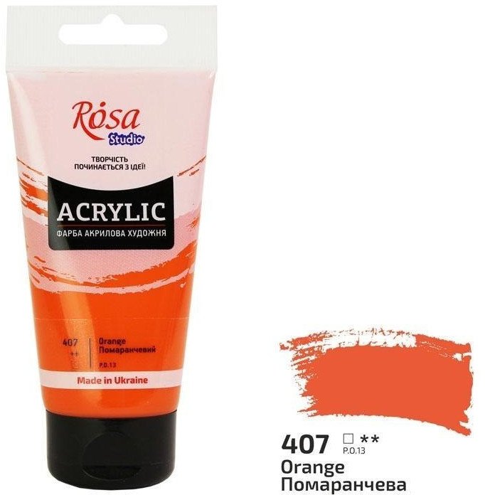 Farba akrylowa orange 407 75ml