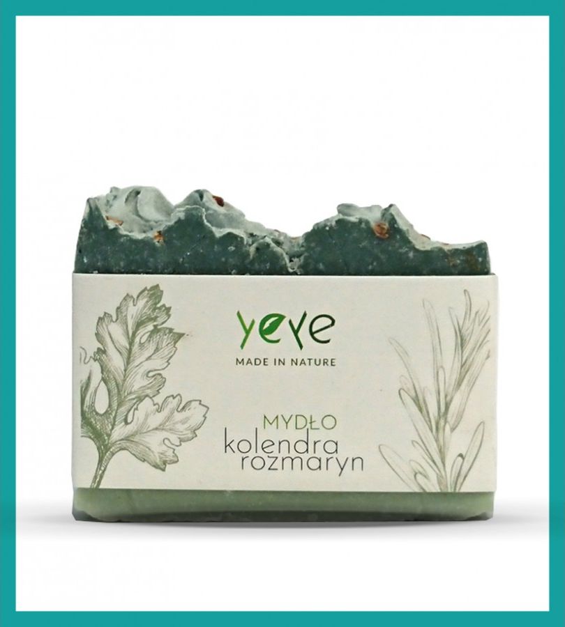 Yeye Mydło w kostce Kolendra i rozmaryn 105g