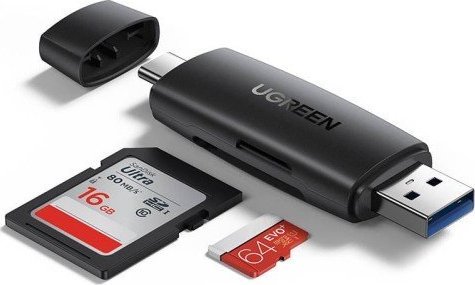 Adapter USB Ugreen CM304 USB-C - USB Czarny (80191B)