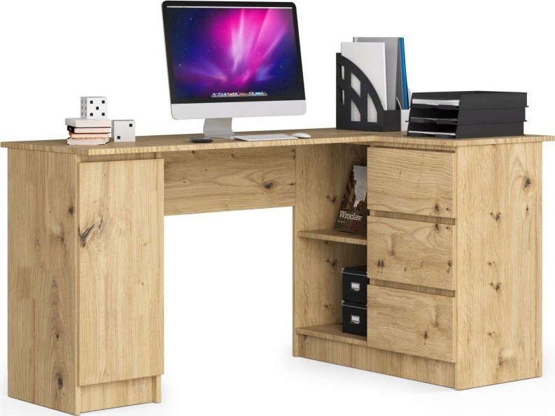 Biurko Fabryka Mebli Akord B20 Dąb Artisan 155 cm x 85 cm