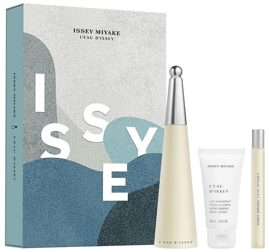 SET ISSEY MIYAKE L'Eau d'Issey EDT spray 100ml + EDT spray 10ml + BODY LOTION 50ml