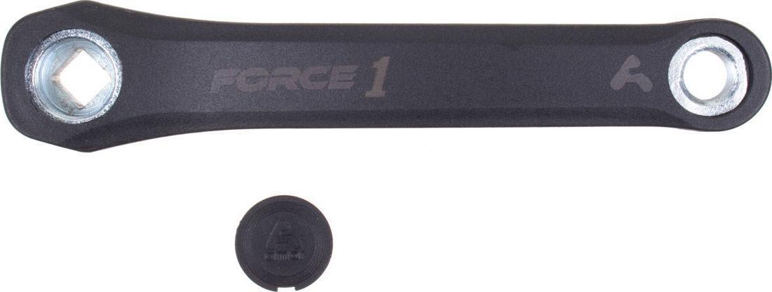 Amar Korba lewa Force 1 170 mm kwadrat stal-pcv czarna Uniwersalny