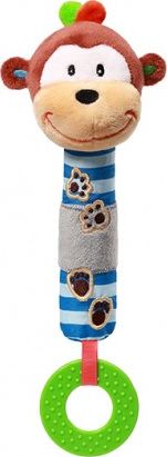 BabyOno 619 Piszczek z gryzakiem MONKEY GEORGE