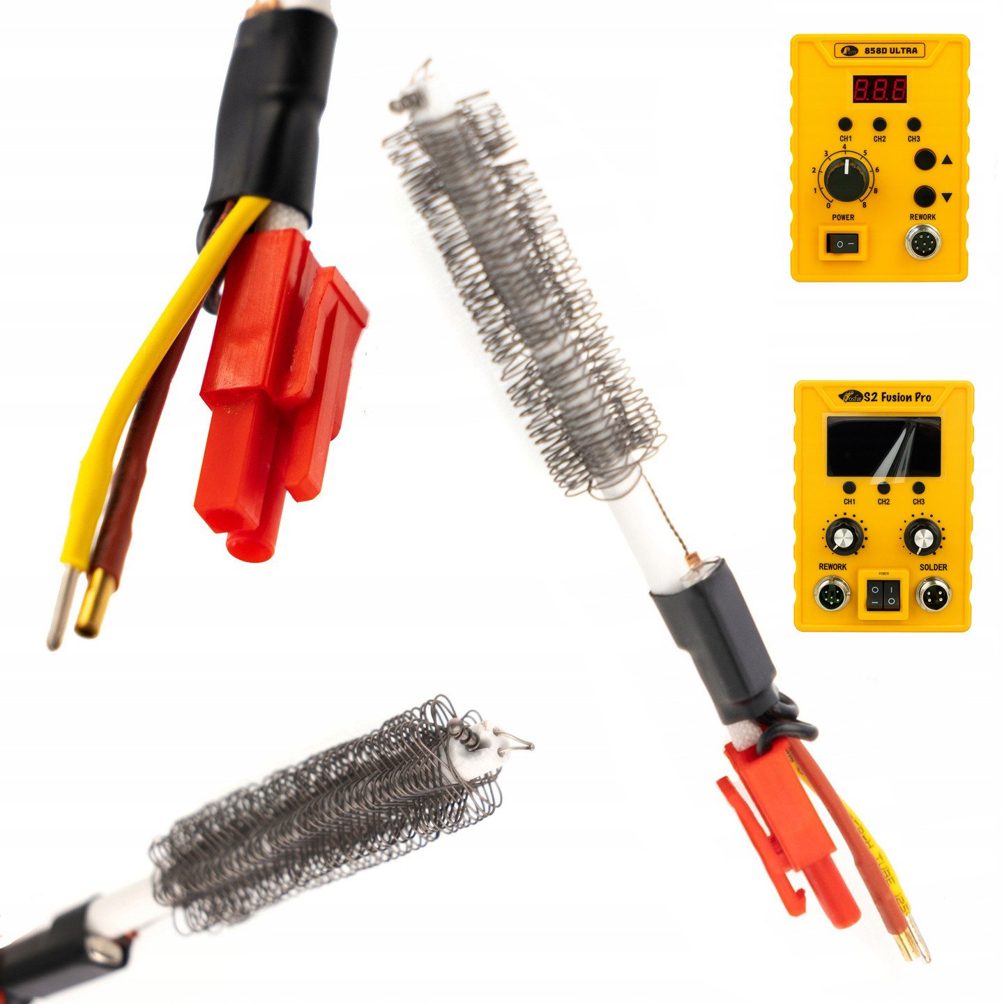 GRZAŁKA DO ROSFIX 858D I S2 FUSION PRO HOT AIR 700W 760W LUTOWNICA ESD LCD