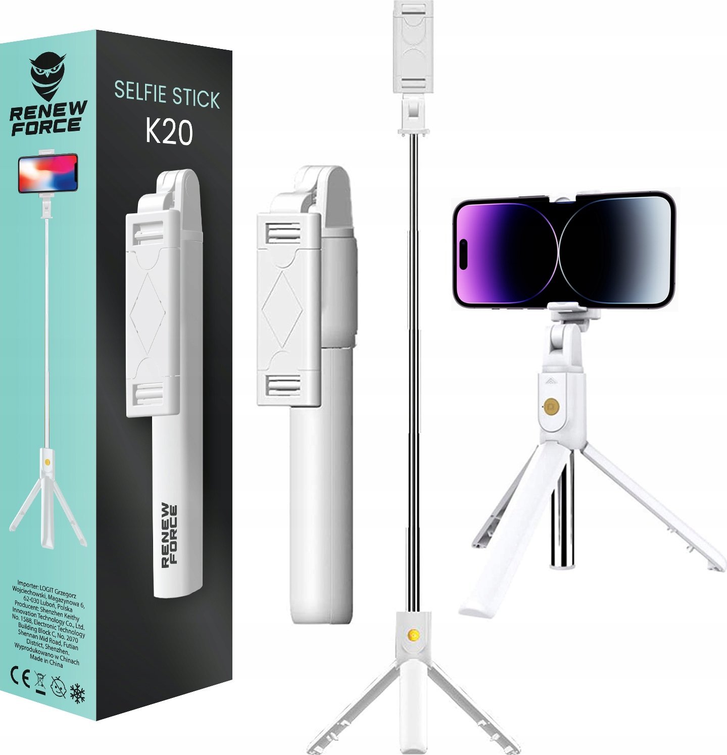 SELFIE-STICK Z PILOTEM K20