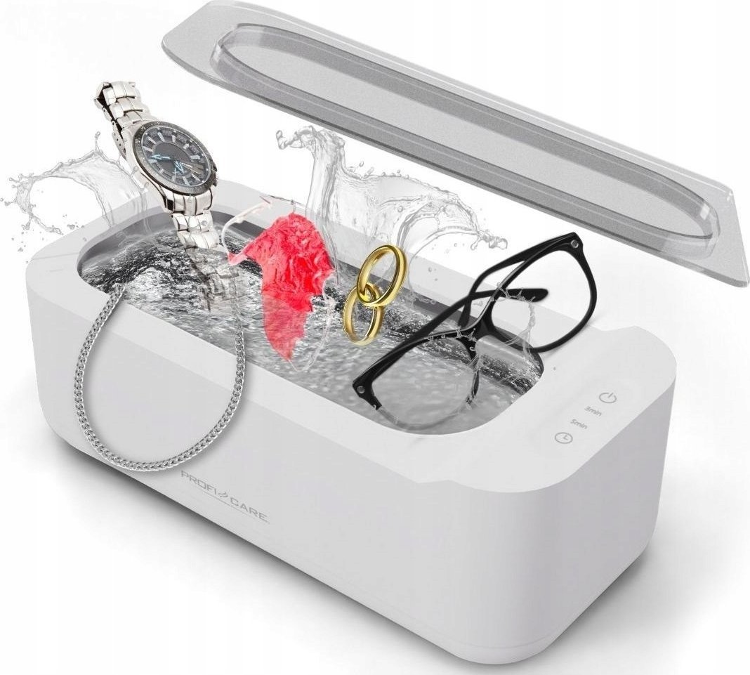 ProfiCare ProfiCare ultrasonic cleaner PC-USR 3120 (white, 18 watts, 400ml container)