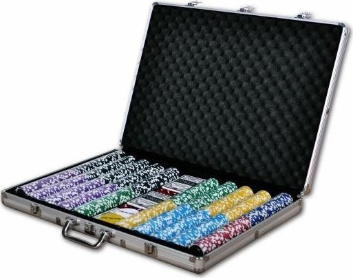 Garthen Pokerowy zestaw ULTIMATE walizka 1000 żetonów