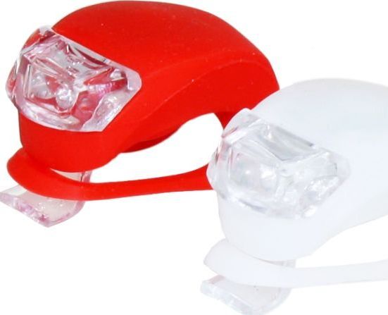 XC Light Zestaw lamp XC-108 silikon, 2-super Led przód +tył