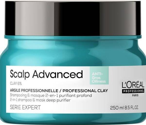 L’Oreal Paris L'OREAL PROFESSIONNEL_Serie Expert Scalp Advanced Professional Clay 2in1 Shampoo & Mask Deep Purifier oczyszczająca maska do włosów
