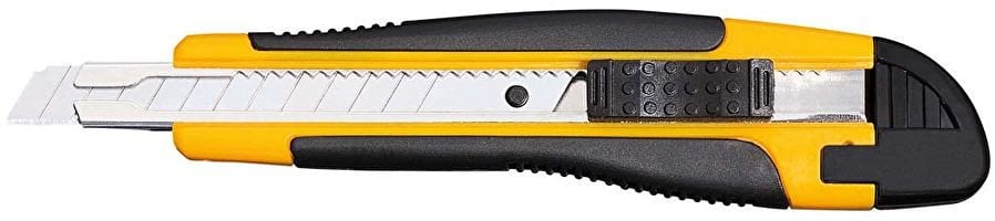 Wedo 78 609 nożyk Czarny, Stal, Żółty Odłamywane ostrze noża