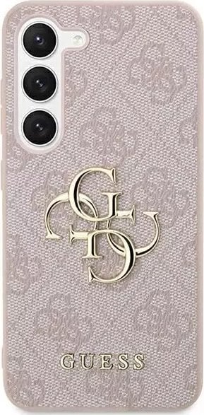 Guess GUHCS24S4GMGPI S24 S921 różowy/pink hardcase 4G Big Metal Logo