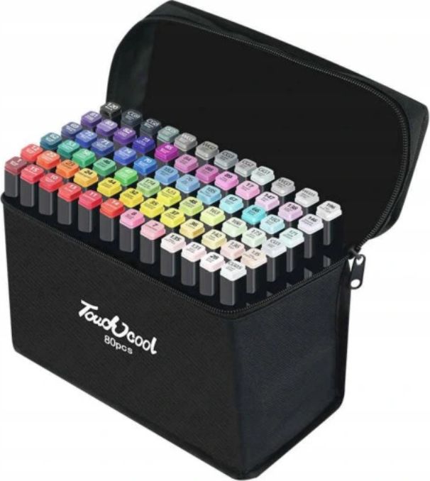 Pan i Pani Gadżet Dwustronne promarkery Touch + etui 204 szt.