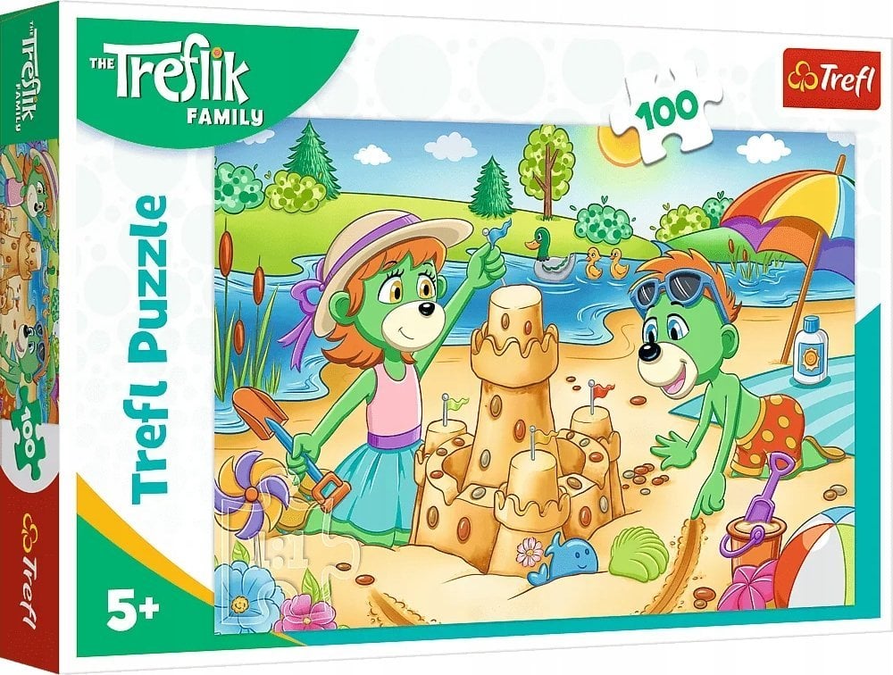 Trefl PUZZLE 100EL TREFL DZIEN TREFLIKOW PUD12