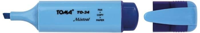 Toma zakreślacz textmarker toma mistral niebieski (TO-334NIEB)