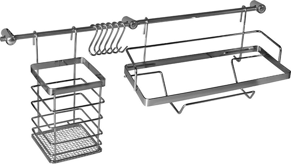 Metlex Reling Kuchenny 10 częściowy chromowany MX4540 uniwersalny