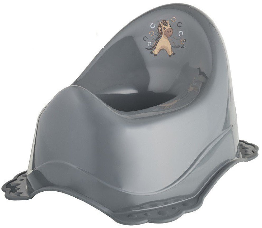 Maltex Nocnik antypoślizgowy z pozytywką 2K Minimal Konik stalowy szary