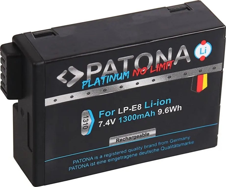 Akumulator Patona PATONA 1310 bateria do aparatu/kamery Litowo-jonowa (Li-Ion) 1300 mAh
