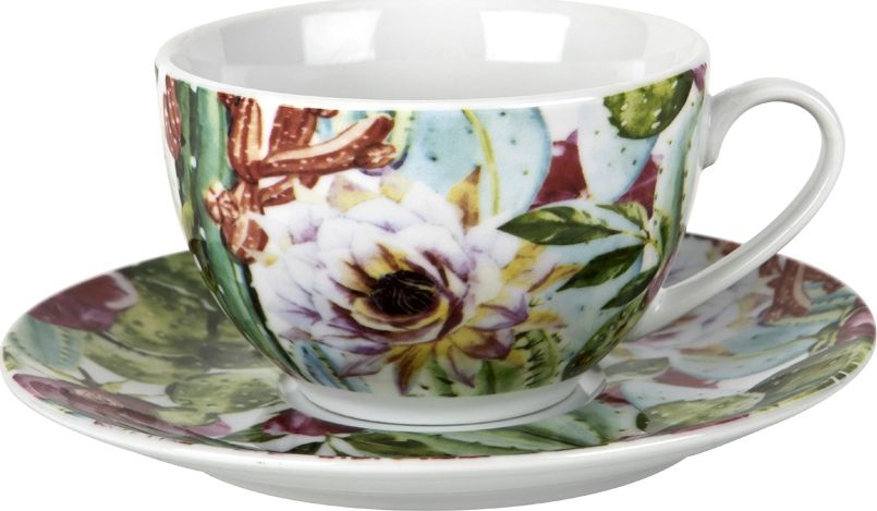 DUO Filiżanka ze spodkiem 250ml Tropic