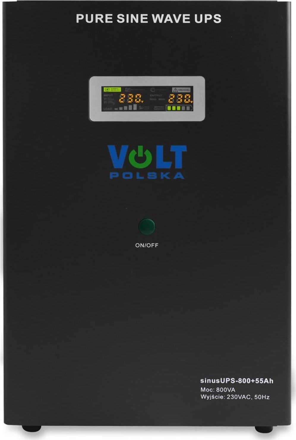 UPS Volt Zasilacz awaryjny SINUS UPS 800 + 55Ah (500/800W)