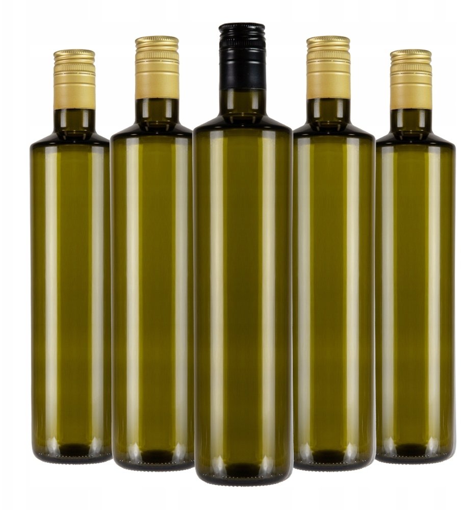 40x Butelka DORICA 750 ml OLIWKOWA na oliwę olej nalewki ciemne szkło 0,7l
