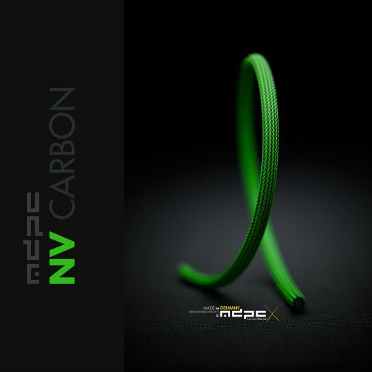 MDPC-X Oplot kabla SATA Sleeve Medium Czarno-zielony 1m (SL-SA-AGS)