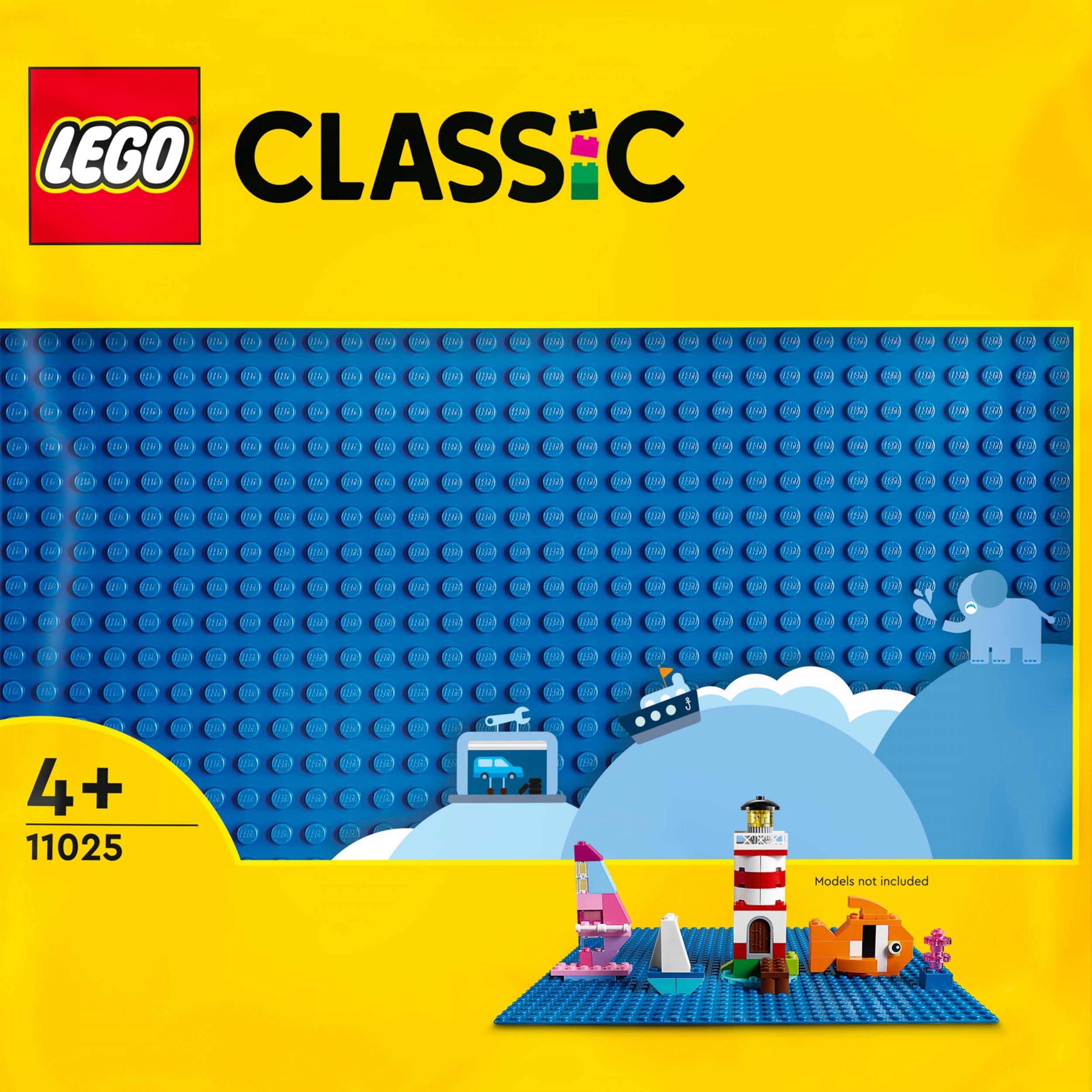 LEGO Classic Niebieska płytka konstrukcyjna (11025)