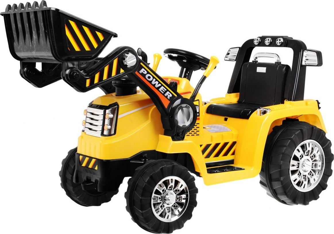 Pojazd Koparka Traktor Żółta