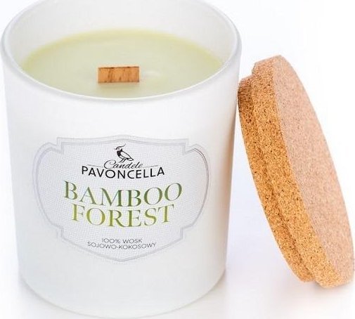 Świeczka sojowa Bamboo Forest biała 135g