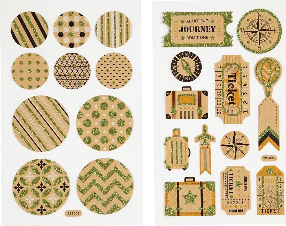 Creativ Company Naklejki Podróże i Kółka