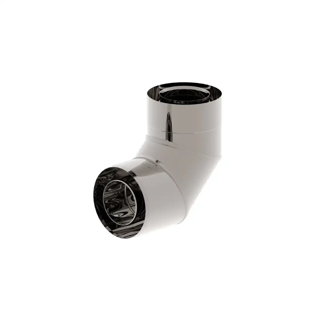 SpiroFlex 60/100 turbo kolano dwuścienne (n) 90 st.