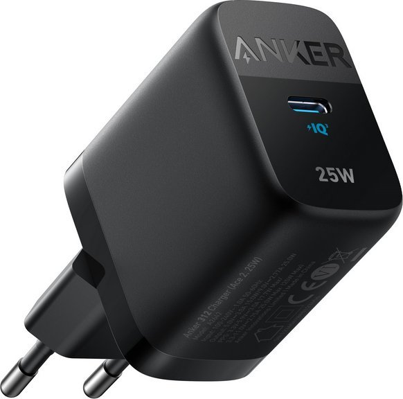 Ładowarka Anker Ładowarka 312 (25W) czarna USB-C