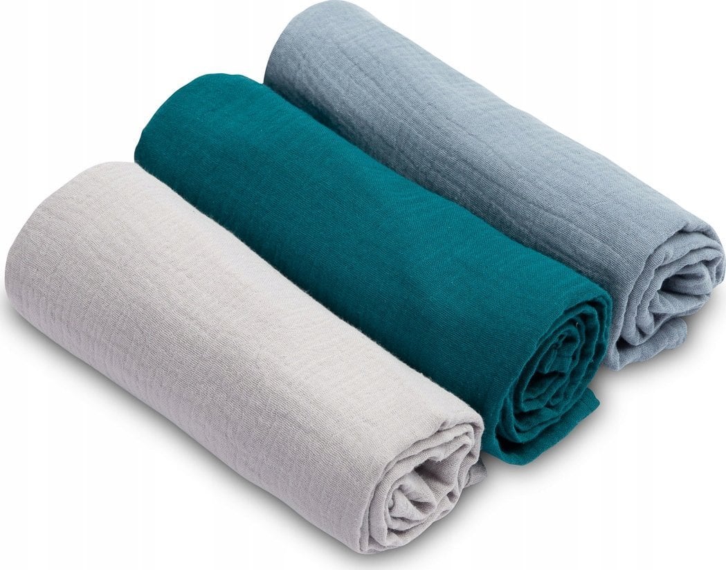 Sensillo PIELUCHA MUŚLINOWA JEDNOLITA NIEBIESKA (Opak - 3 szt)