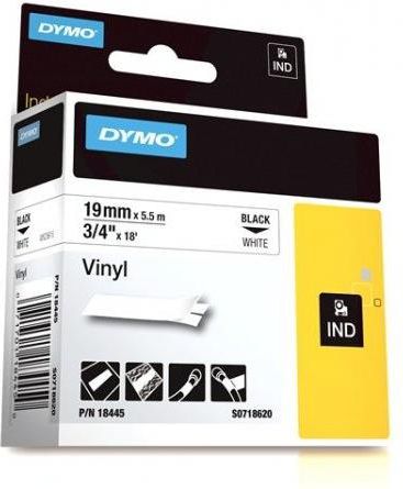 Dymo taśma Rhino biała 18445 (S0718620) nadruk czarny