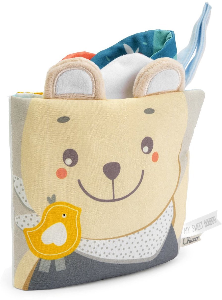 Miękka kontrastowa książeczka z zadaniami dla dzieci Chicco