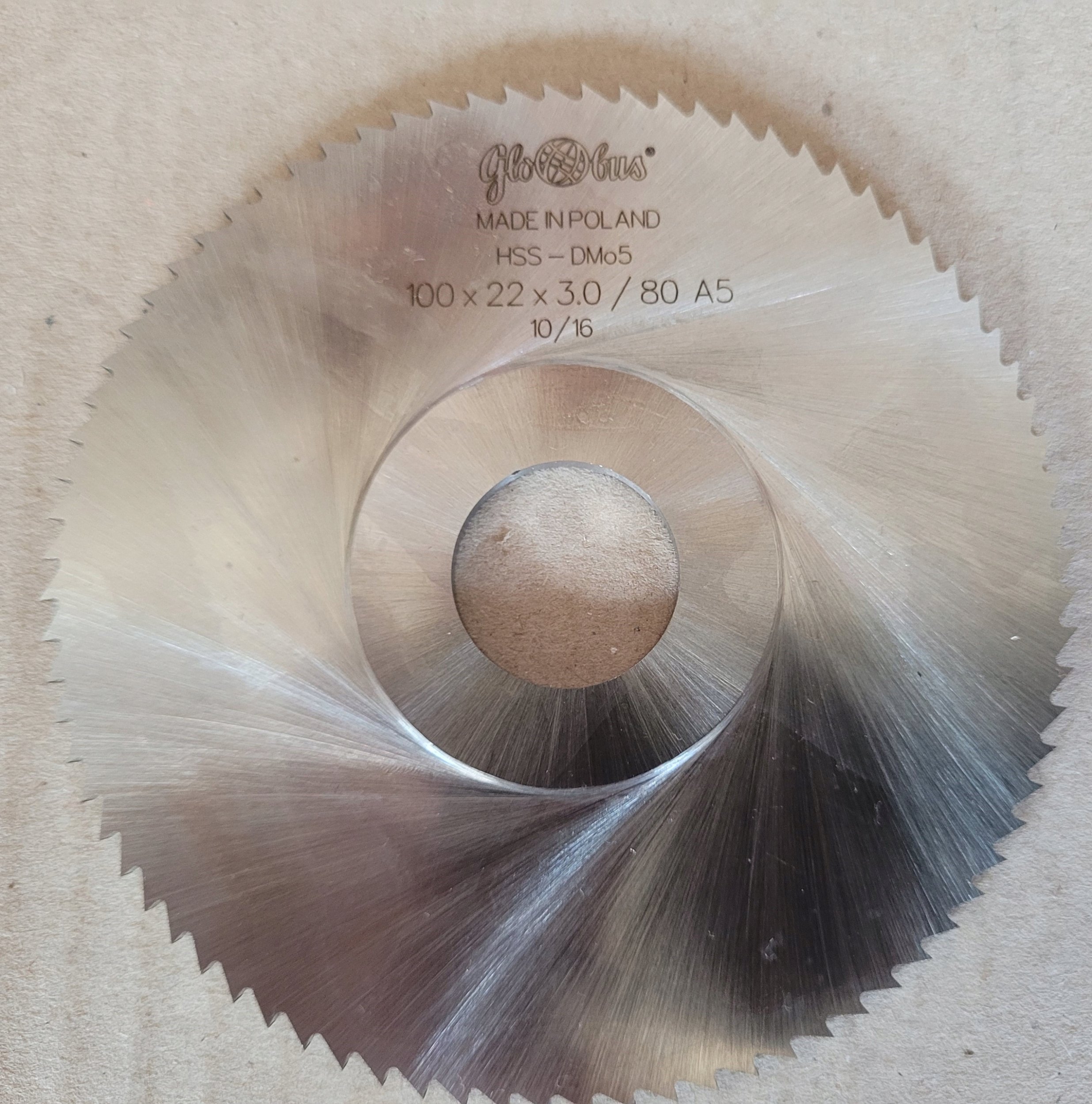 FREZ PILKOWY FI 100,0 3,0 Z80A d22 HSS NFTE