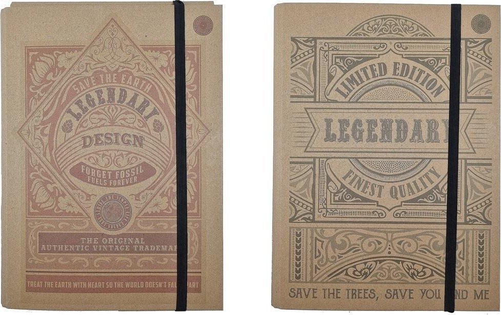 Ziemia Obiecana Teczka A4 skrzydłowa z gumką Legendary MIX